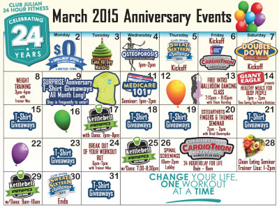 March 2015 Club Julian events image